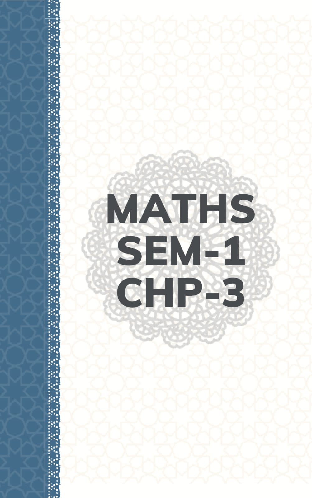 OU BSC Maths 1sem 3rd chapter continue