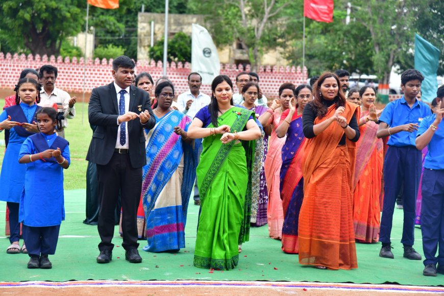 True Leadership in Action: Collector Pamela Satpathy Renders National Anthem in Sign Language at Karimnagar