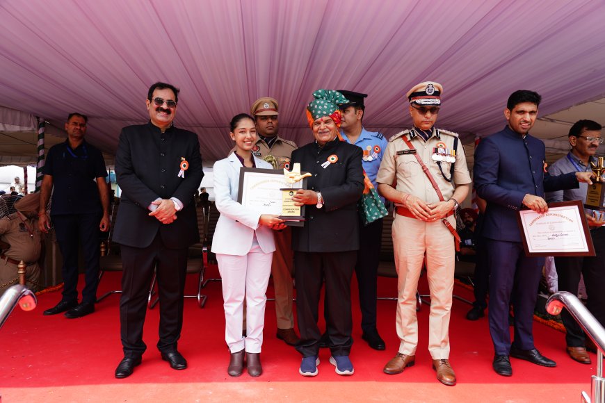 Atmanirbhar Spirit on Wheels: Chandigarh’s Janvi Jindal Receives Dual Honours on Independence Day