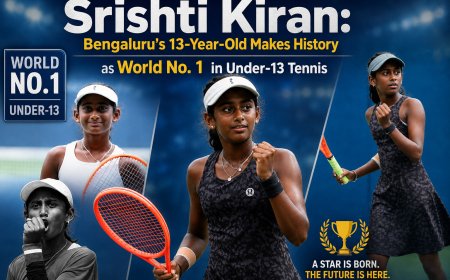 Srishti Kiran: Bengaluru's 13-Year-Old Makes History as World No. 1 in Under-13 Tennis