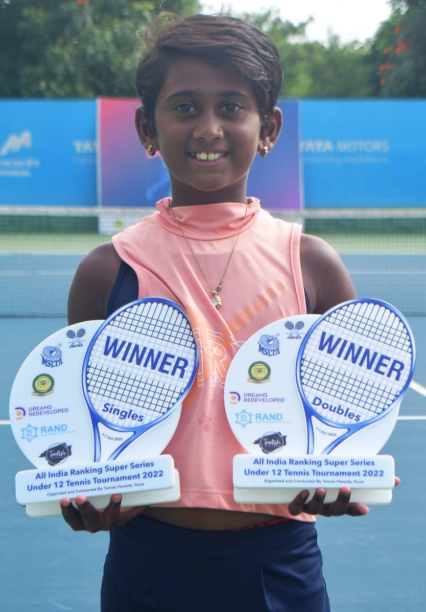 Srishti Kiran: Bengaluru's 13-Year-Old Makes History as World No. 1 in Under-13 Tennis