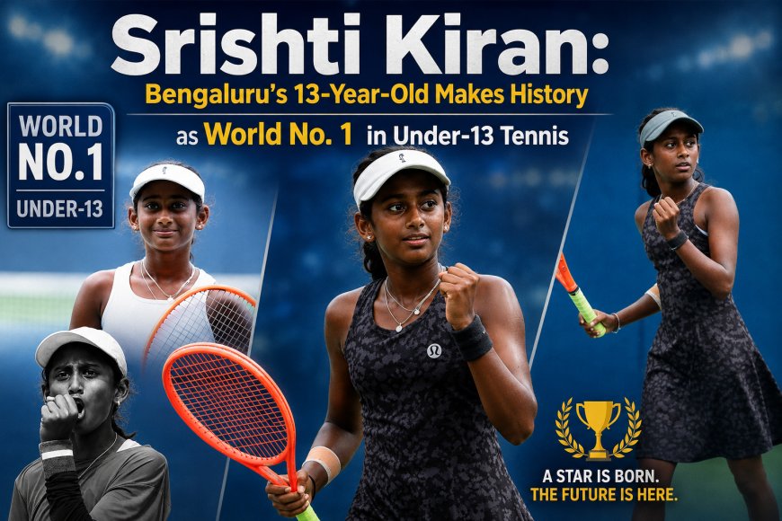 Srishti Kiran: Bengaluru's 13-Year-Old Makes History as World No. 1 in Under-13 Tennis
